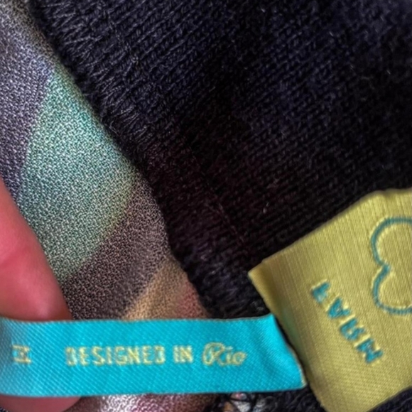 Farm Rio Calla Flared Pants Size Medium - Picture 6 of 8